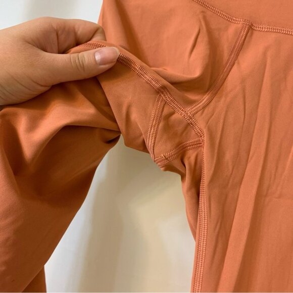 Lululemon Wunder Under High-Rise Tight 28" Full-On Luxtreme Rustic Coral Size 4 - Picture 3 of 6